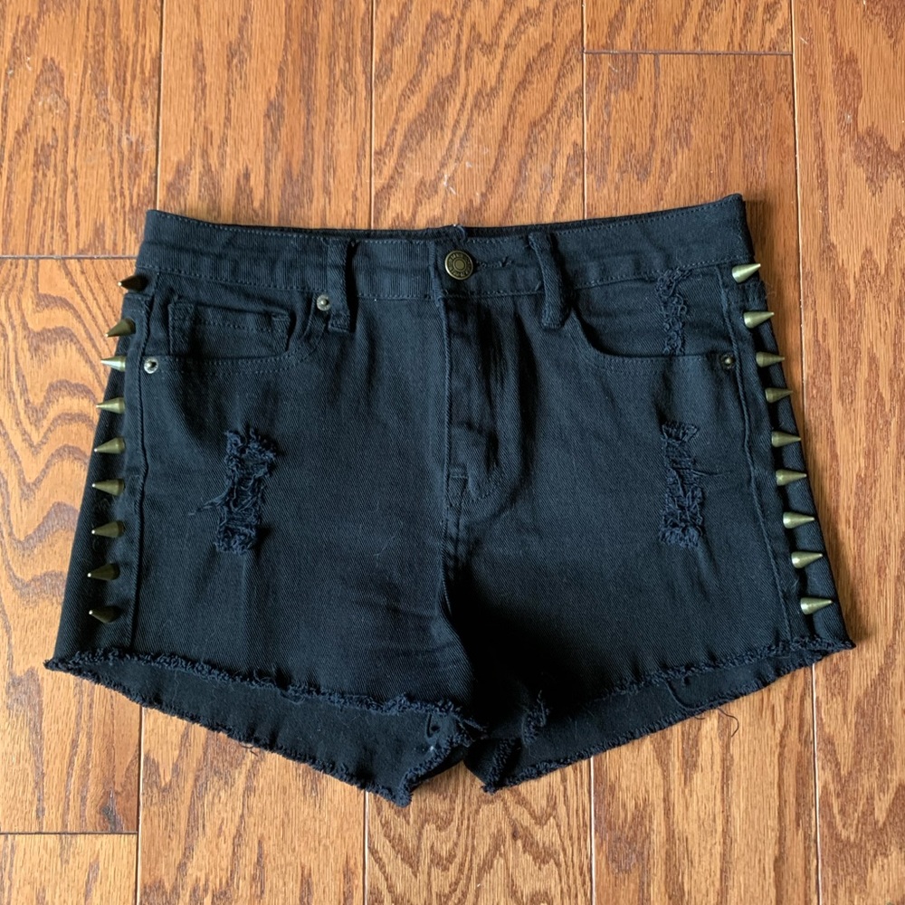CLOSET CLEAR OUT - spiked and destroyed shorts